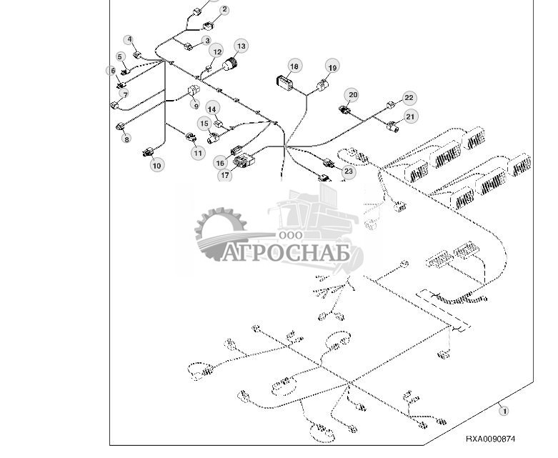 Chassis Wiring Harness Connectors (13) (MFWD) - ST395260 391.jpg